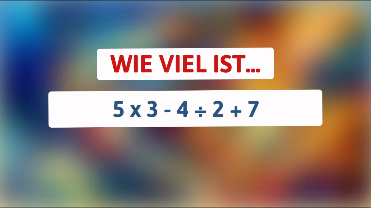 Nur 1% der Menschen schaffen es: Kannst du dieses scheinbar einfache Rätsel lösen?"