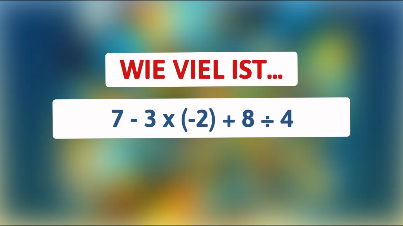 Nur die brillantesten Denker können dieses mathematische Rätsel lösen! Glaubst du, du hast das Zeug dazu?"