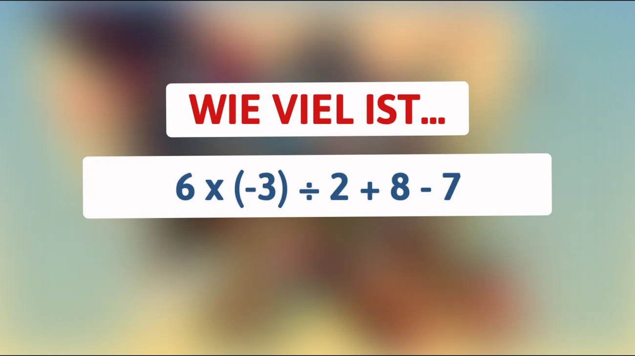 Nur für schlaue Köpfe: Kannst du dieses Mathe-Rätsel lösen, das die meisten falsch machen?"